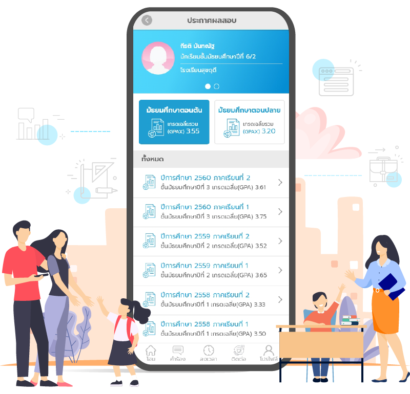 ระบบประกาศผลสอบ